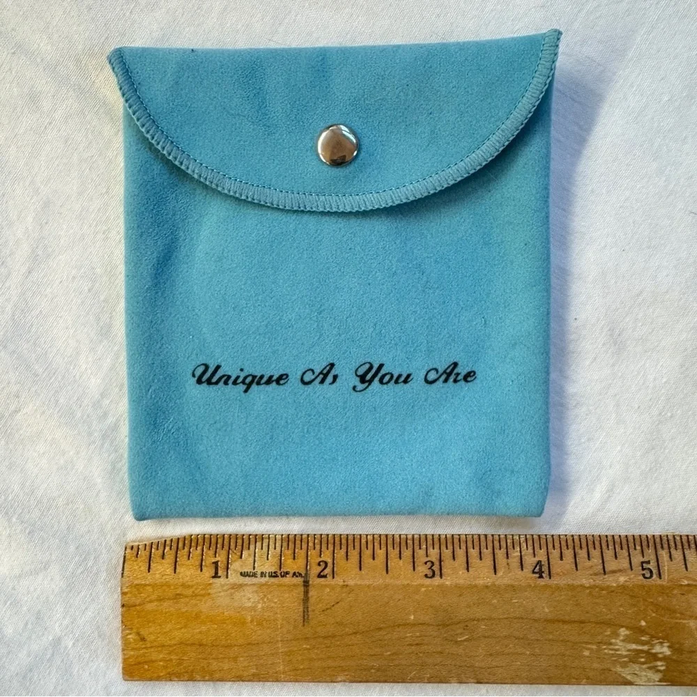 Unique A, You Are Blue Jewelry Pouch